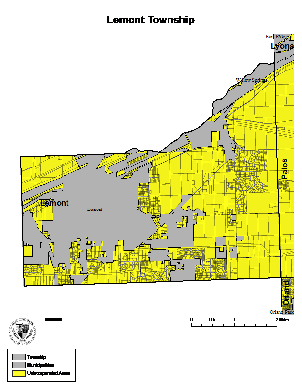 Lemont township, unincorporated cook county