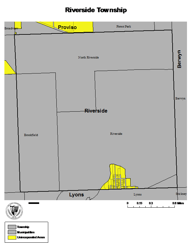 Riverside township, unincorporated cook county