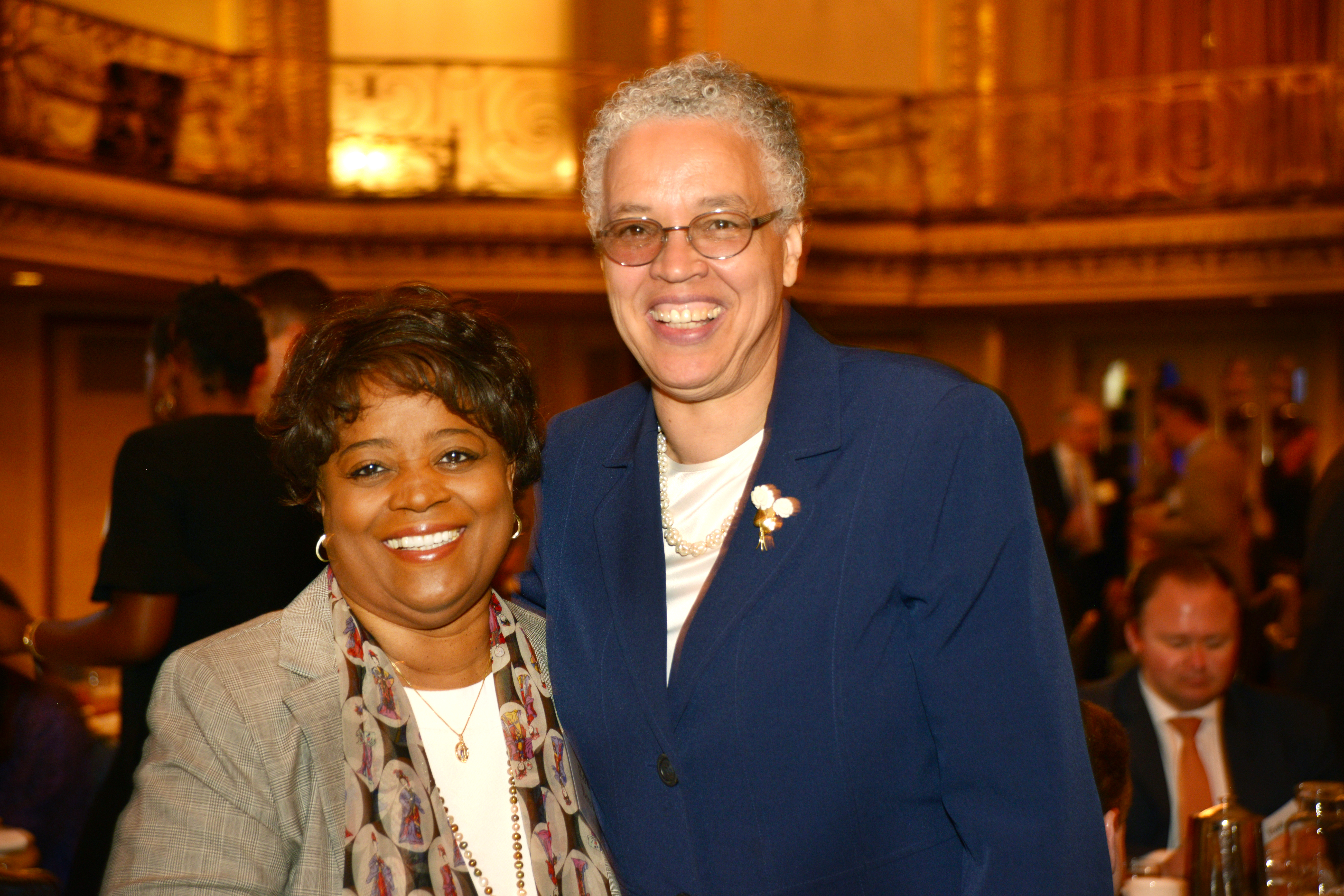 Toni Preckwinkle, Robin Brown, PNC, Civic Federation Awards Luncheon